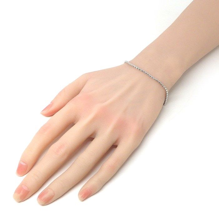 Cartier Tank B6022900 Venetian Link Bracelet in K18 White Gold