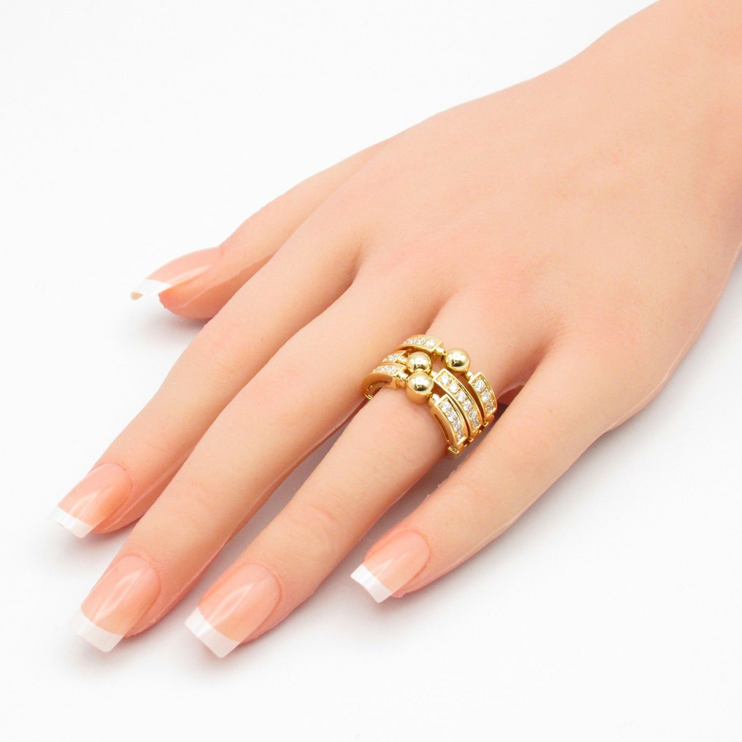 BVLGARI Allegra Diamond Ring in 18K Yellow Gold - Exquisite Craftsmanship