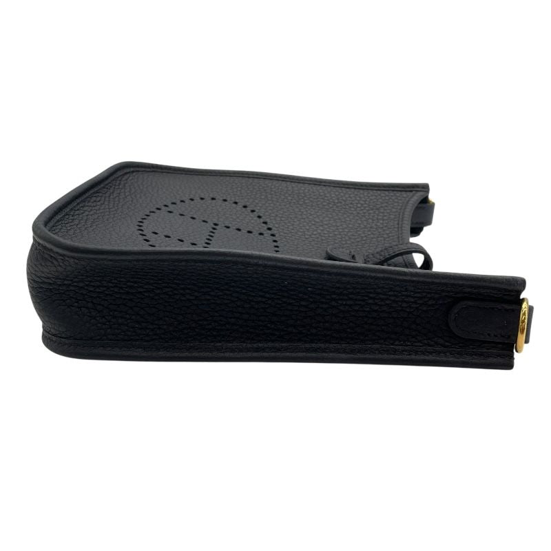 HERMES Evelyne TPM Black with Gold Hardware - Exquisite Luxury