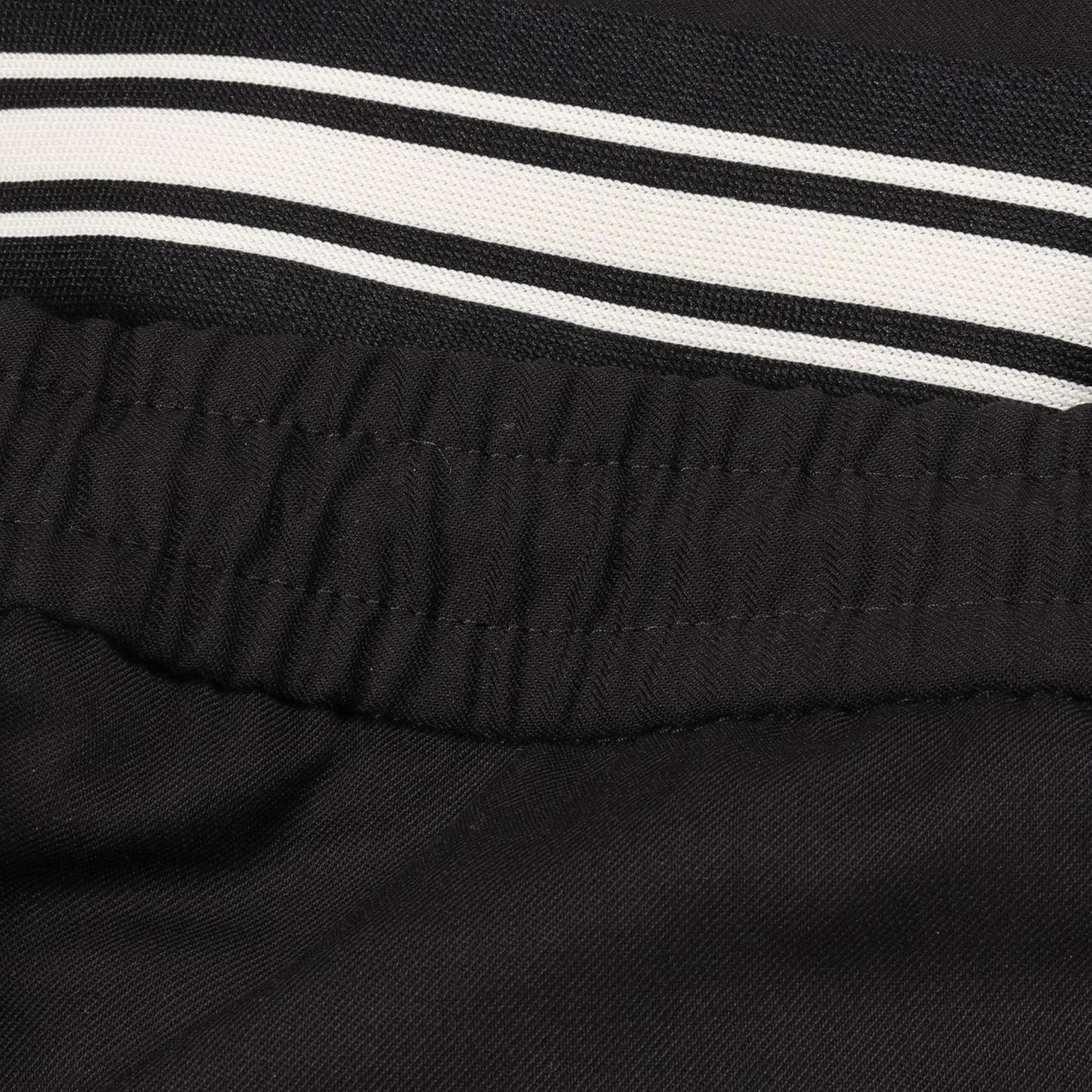 MONCLER Side Line Trousers in Black Wool - Size 44