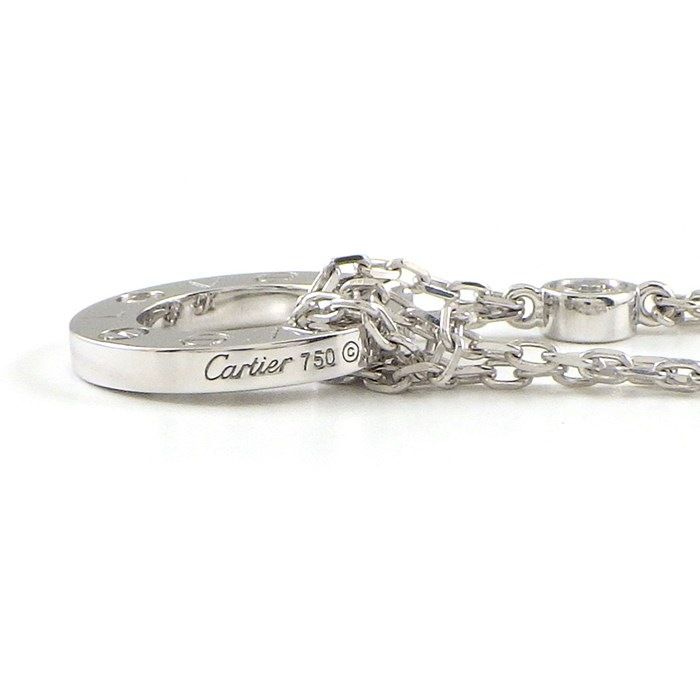 Cartier Love Necklace B7219400 with Diamonds in K18 White Gold