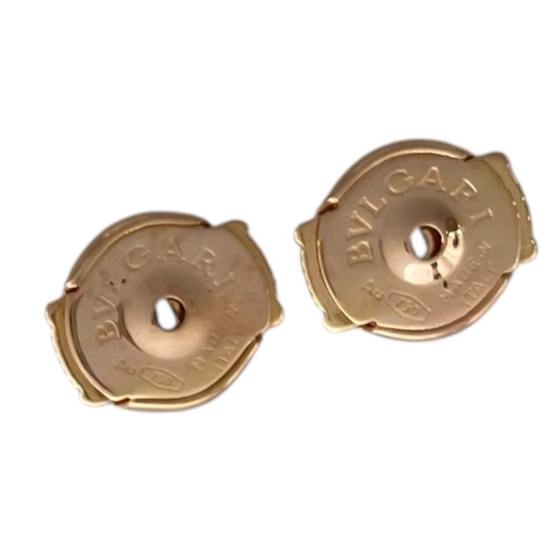 BVLGARI B.zero1 750PG Ceramic Earrings - Exquisite White Elegance