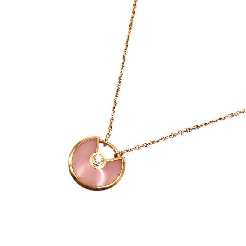 Cartier Amulette XS Necklace in K18 Pink Gold - Exquisite Luxury