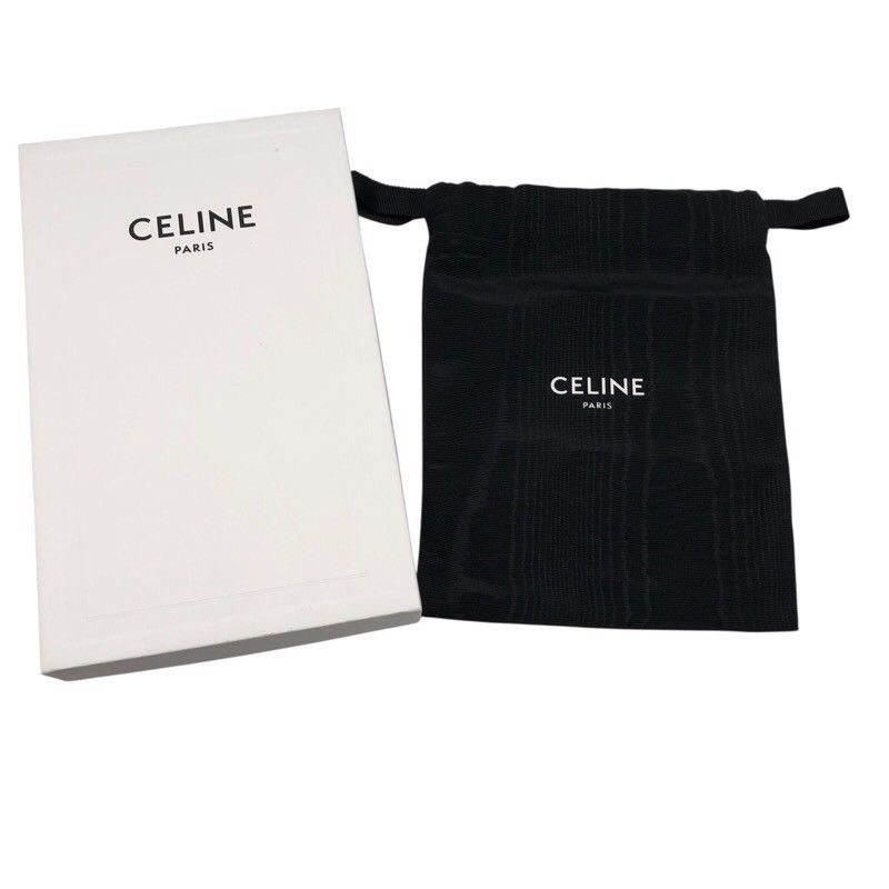 CELINE Quiltrionf Mini Camera Bag in Tan Smooth Calfskin