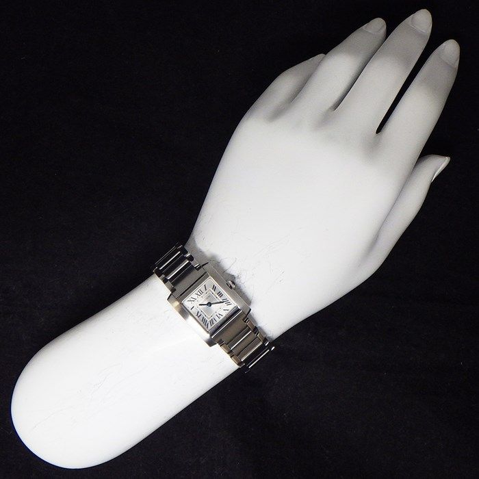 Cartier Tank Française SM WSTA0065 Silver Dial Luxury Watch