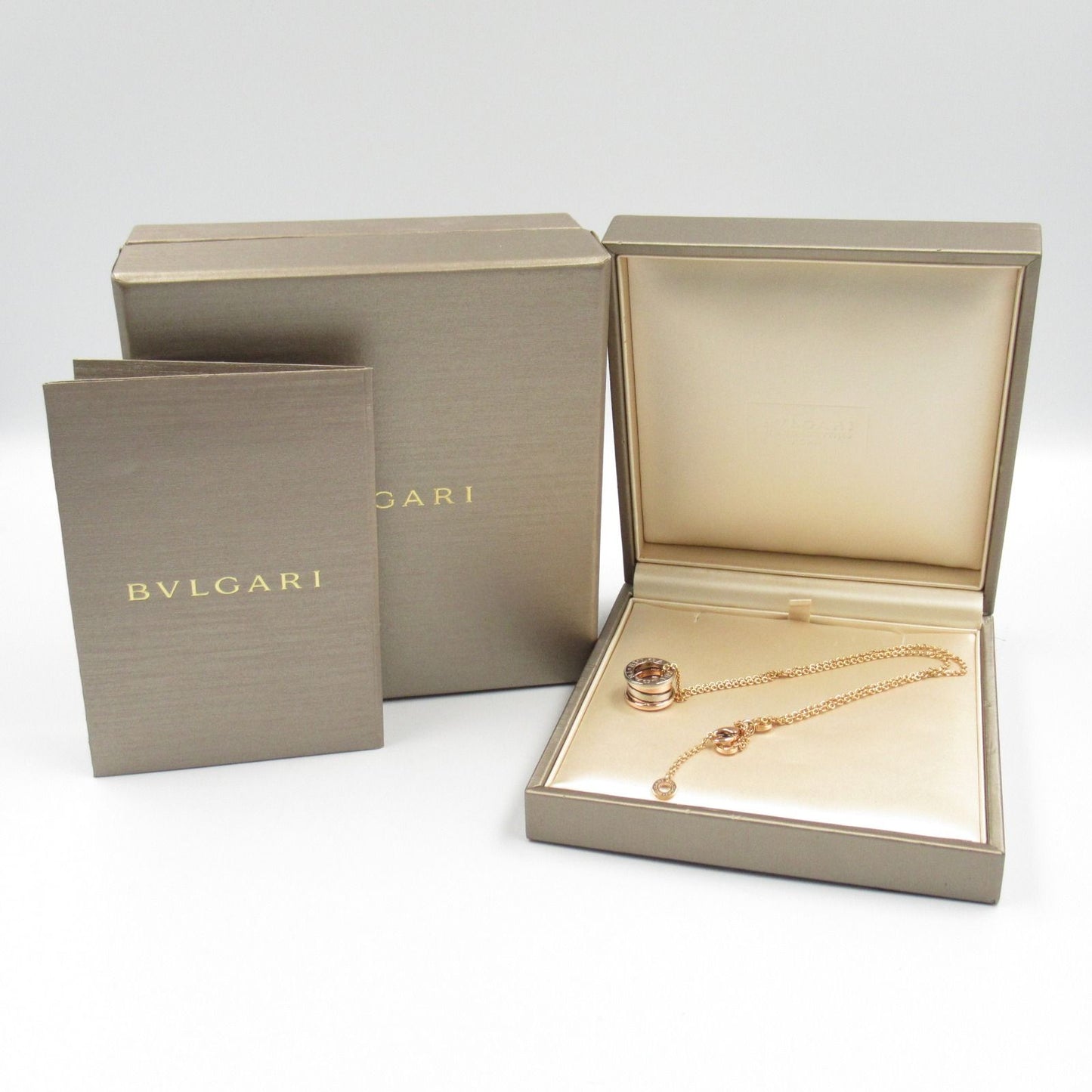 BVLGARI B-zero1 Perfect Mistake Necklace in K18 Pink & White Gold