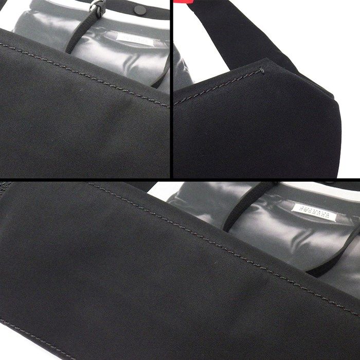 Maison Margiela Glam Slam Trompe-l'Oeil Tote Bag - Black & Silver
