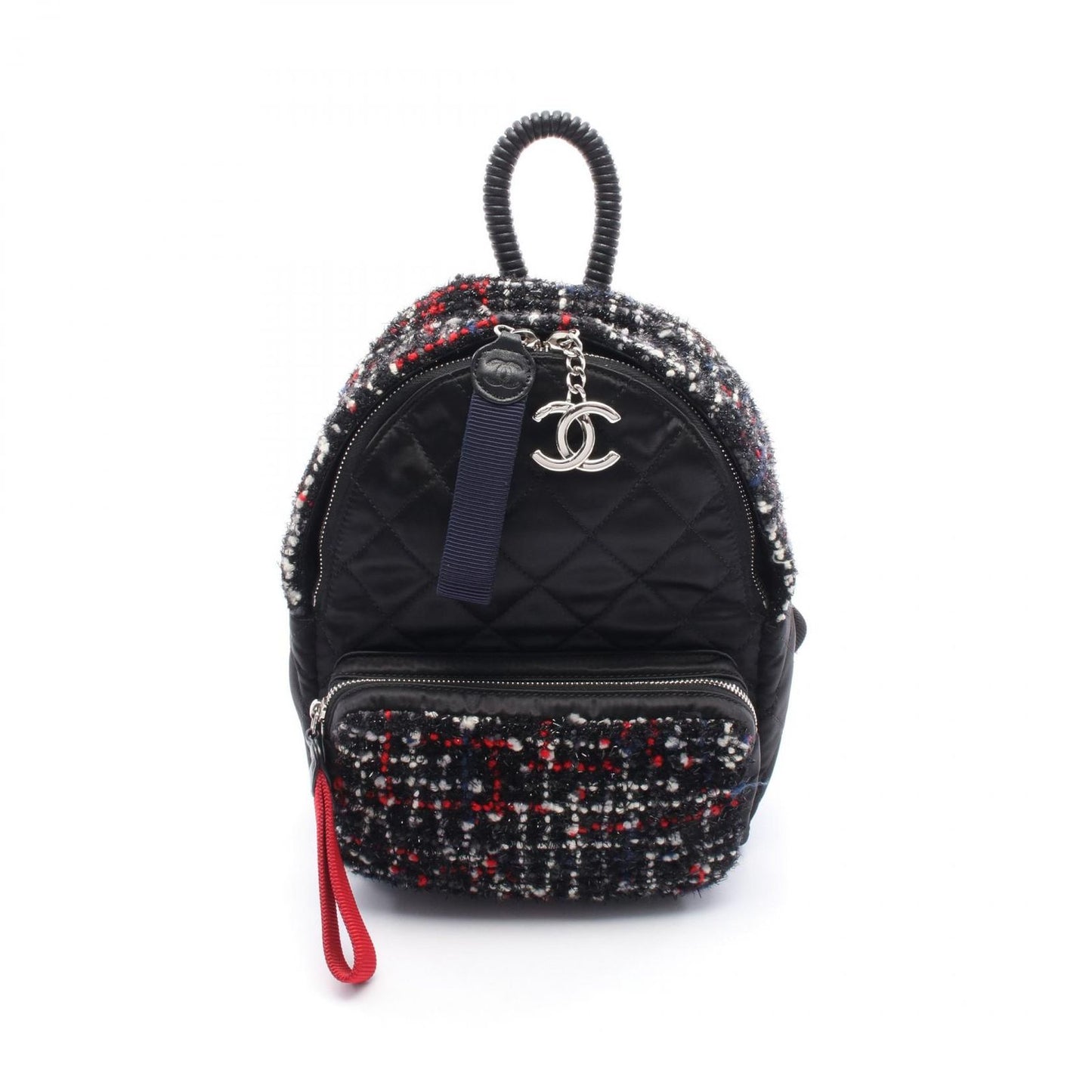 CHANEL Matelassé Black Nylon Backpack - Timeless Elegance