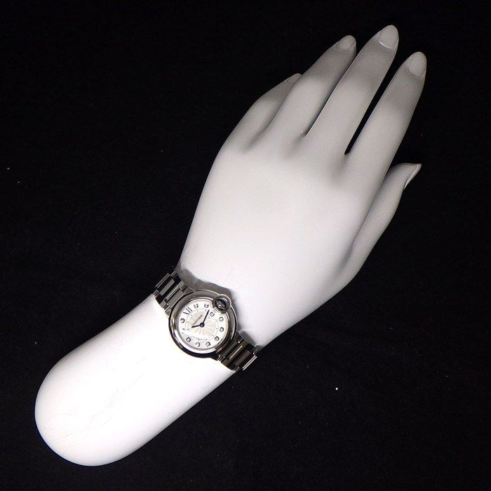 Cartier Ballon Bleu WE902073 Silver Dial Diamond Index Watch