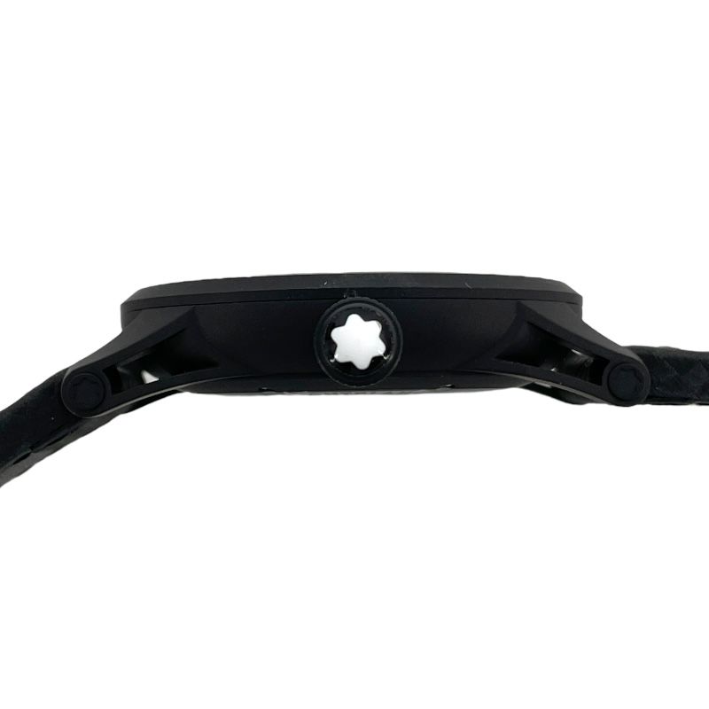 Montblanc Timewalker 113876 Black SS/Leather Automatic Men's Watch