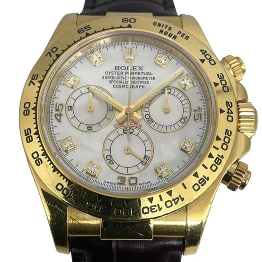 Rolex Daytona White Shell 116518NG - Exquisite Luxury Timepiece