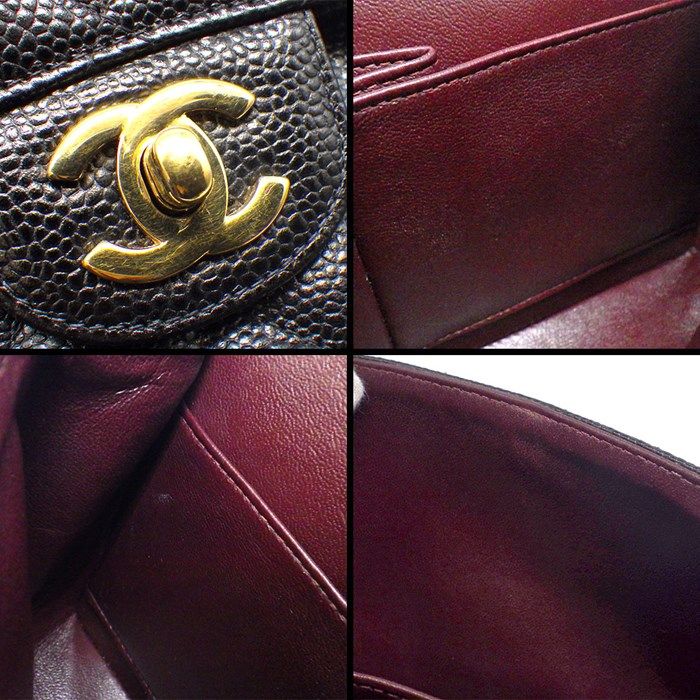 Chanel Classic Flap Bag Matelassé 23 Small 2015 - Black Caviar