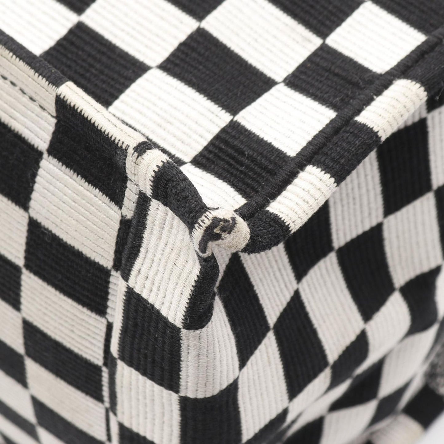 Dior Book Tote Large in Black & White Canvas - Timeless Elegance