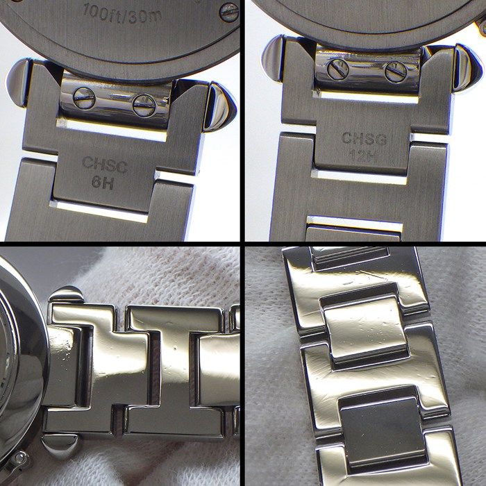 Cartier Miss Pasha W3140007 Silver Dial Stainless Steel Watch