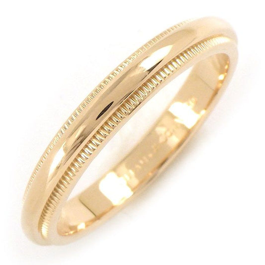 Tiffany & Co. Together Milgrain Ring in K18 Pink Gold - Size 13.5
