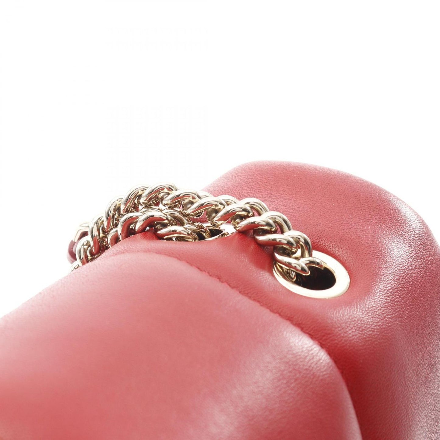 Salvatore Ferragamo Vara Ribbon Shoulder Bag in Red Leather