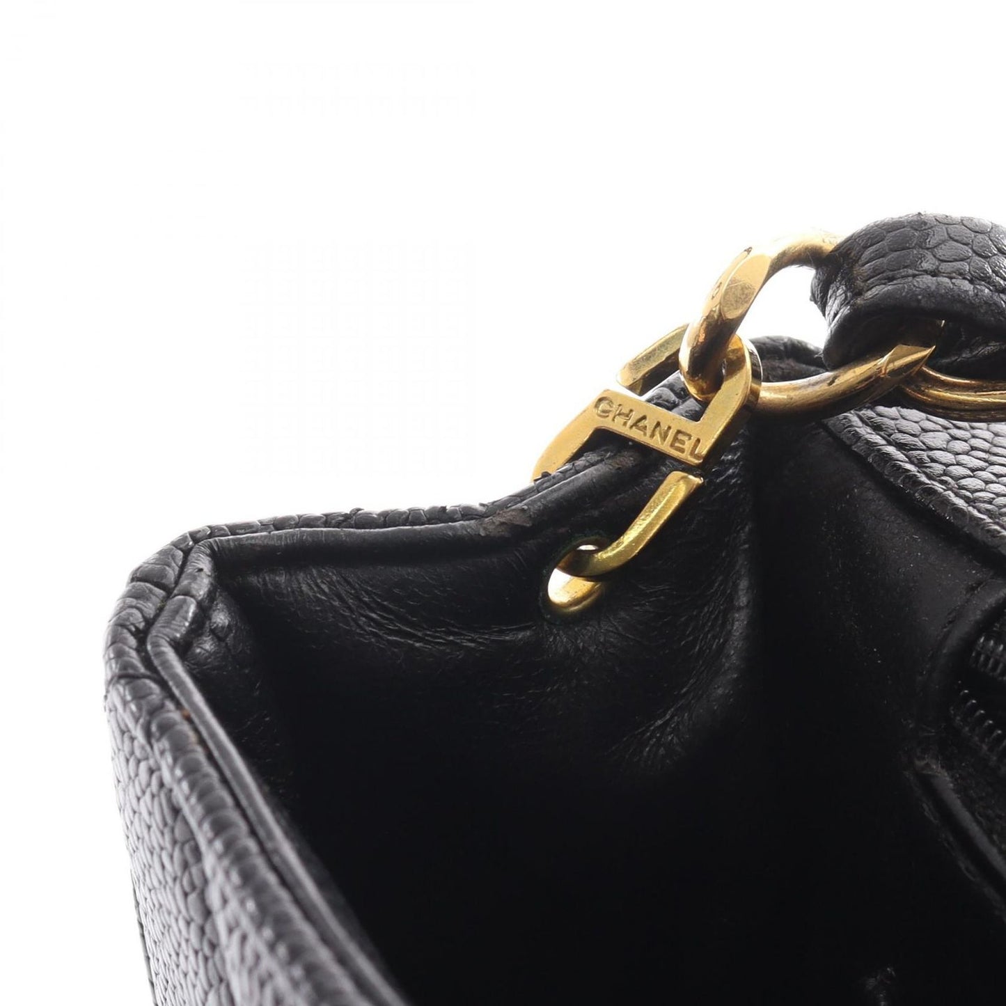 CHANEL Matelassé Single Flap Shoulder Bag in Black Leather