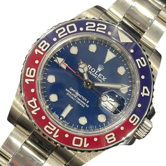 Rolex GMT-Master II 126719BLRO K18 White Gold Automatic Watch