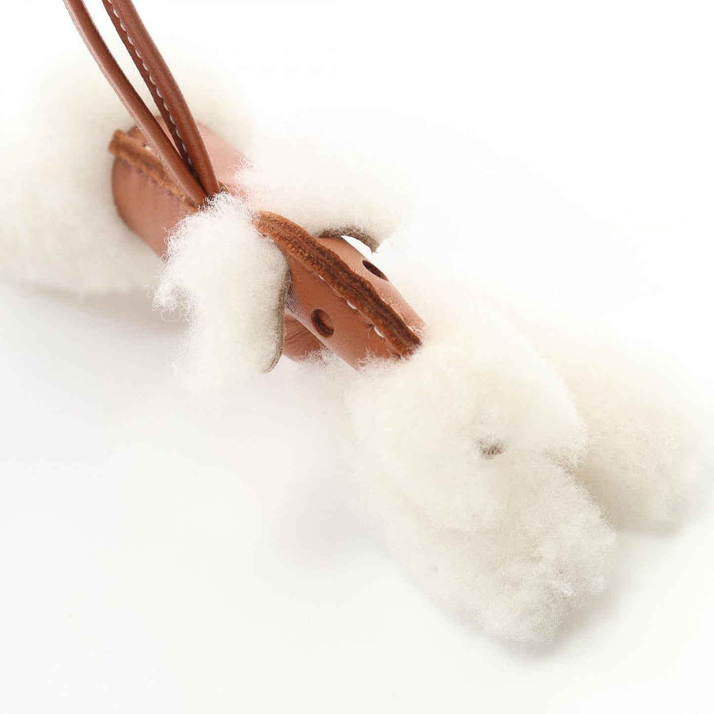 HERMES Buddy Charm in Gold Mouton - Unused Luxury Accessory