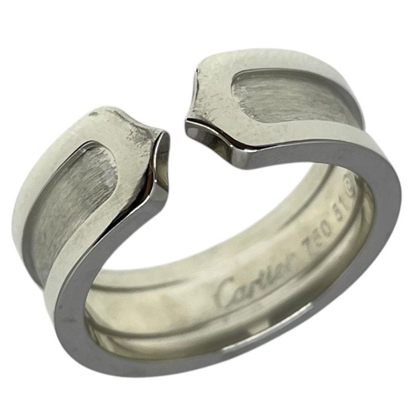 Cartier C2 Ring SM in 750WG - Exquisite Luxury Jewelry
