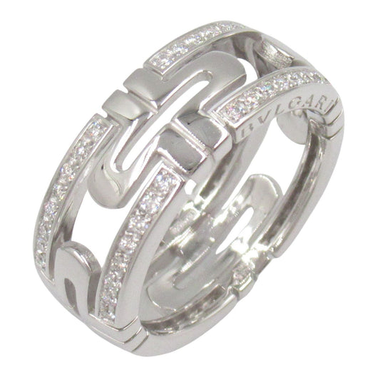 BVLGARI Parentesi Small Diamond Ring in 18K White Gold