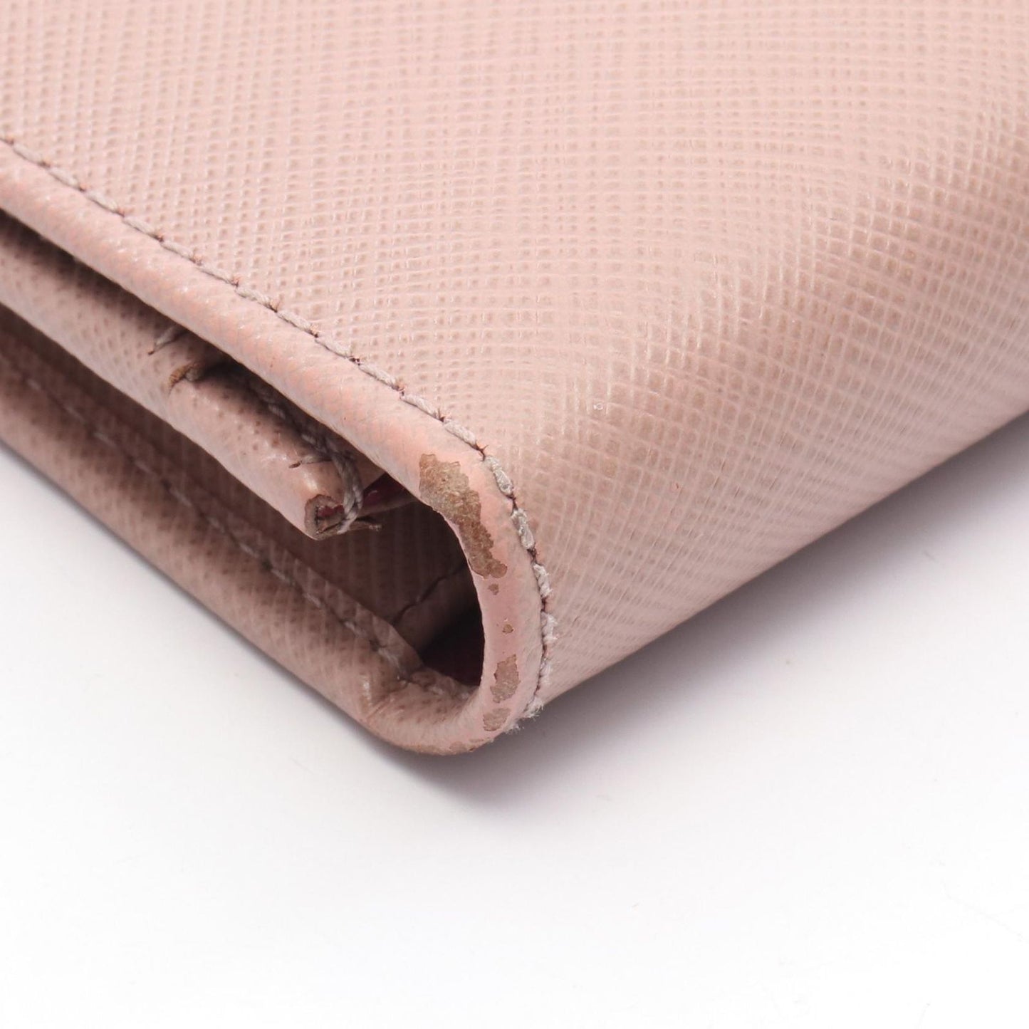 Salvatore Ferragamo Gancini Pink Leather Long Wallet