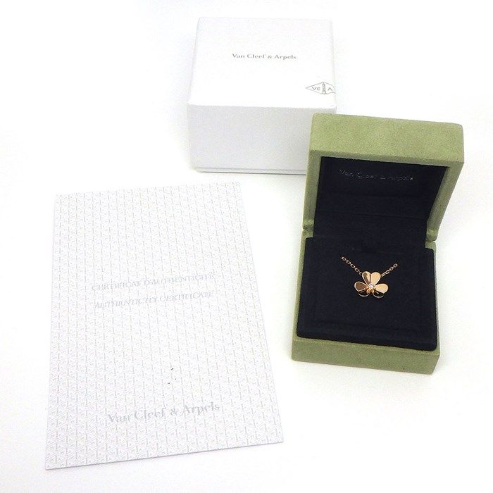 Van Cleef & Arpels Frivole Small Model Necklace with Diamond