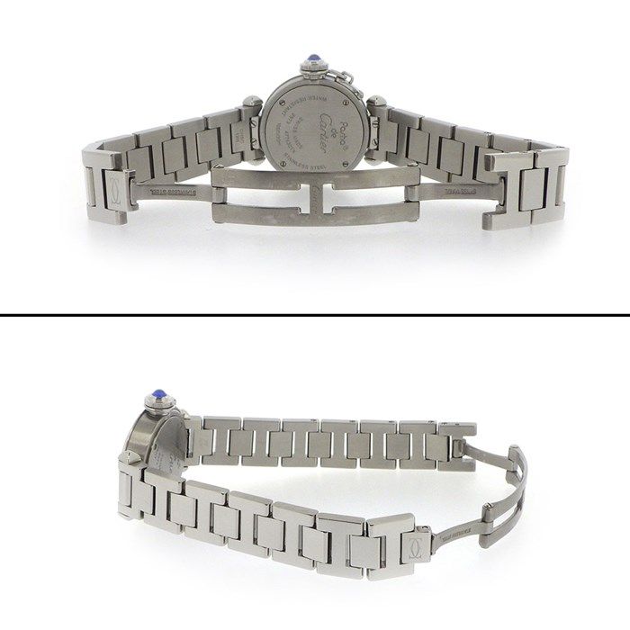 Cartier Miss Pasha W3140007 Silver Dial Stainless Steel Watch