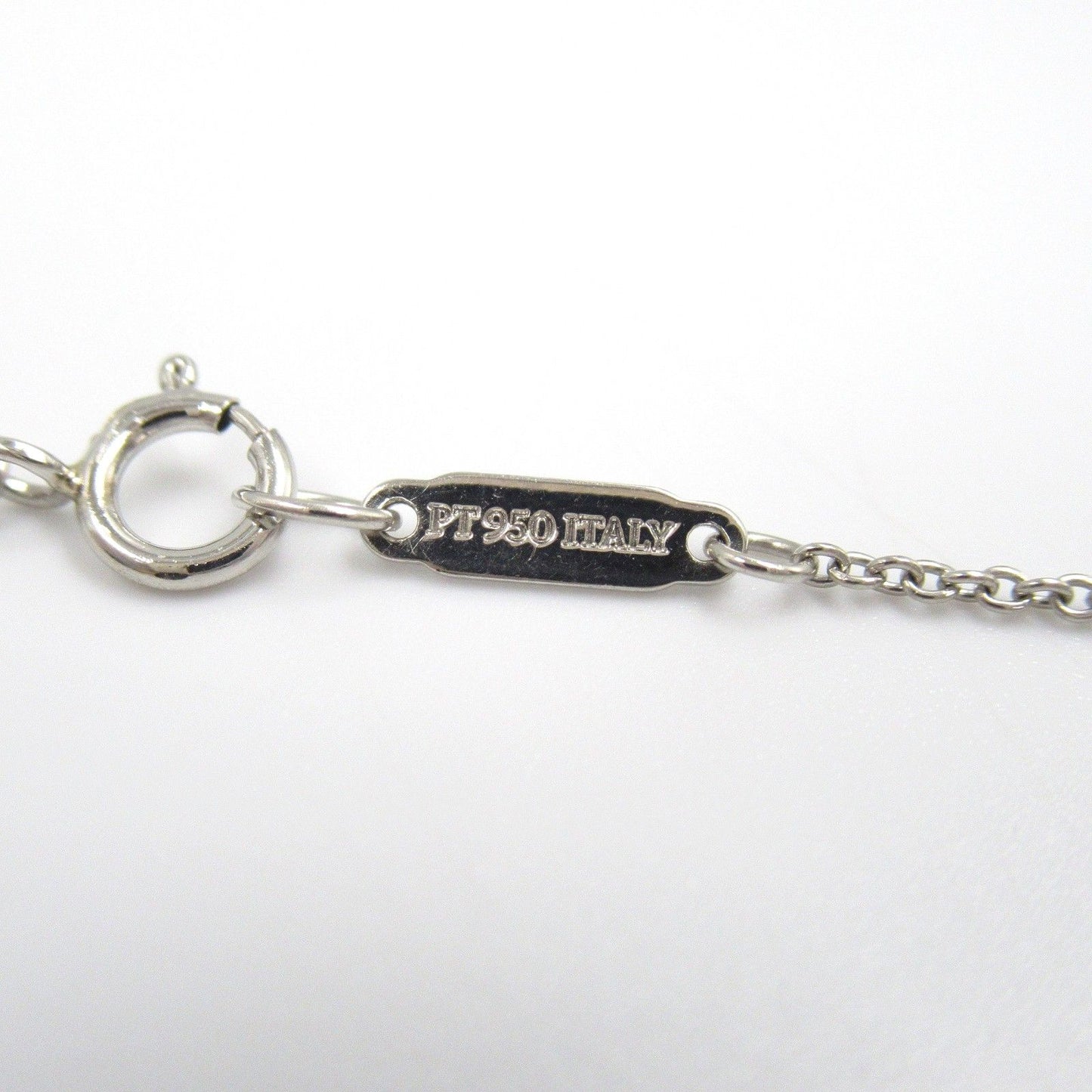 TIFFANY & CO. Aria Diamond Necklace in Platinum - 42cm