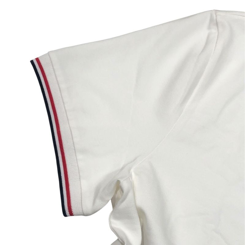 Moncler Embroidered Logo T-Shirt - White Cotton, Size XL