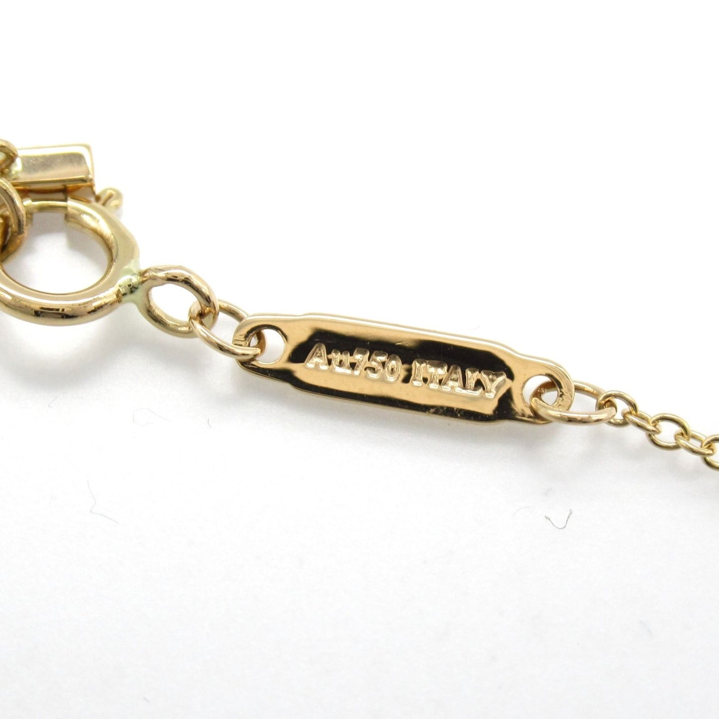 TIFFANY & CO T Smile Mini Necklace in K18 Pink Gold - Exquisite Elegance