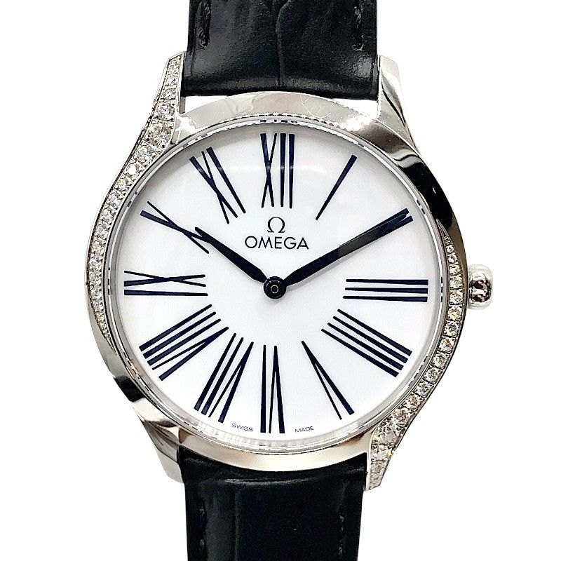 OMEGA De Ville Trésor Quartz 36MM - White & Silver Luxury Watch