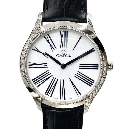OMEGA De Ville Trésor Quartz 36MM - White & Silver Luxury Watch
