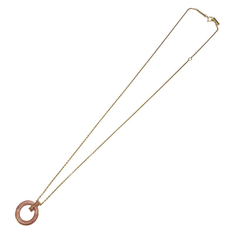 Tiffany & Co. T One Mini Circle Necklace in 750PG with Diamonds