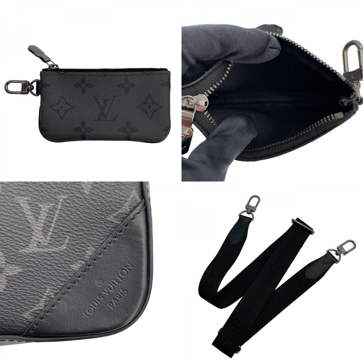 Louis Vuitton Trio Messenger Bag - Monogram Eclipse Black