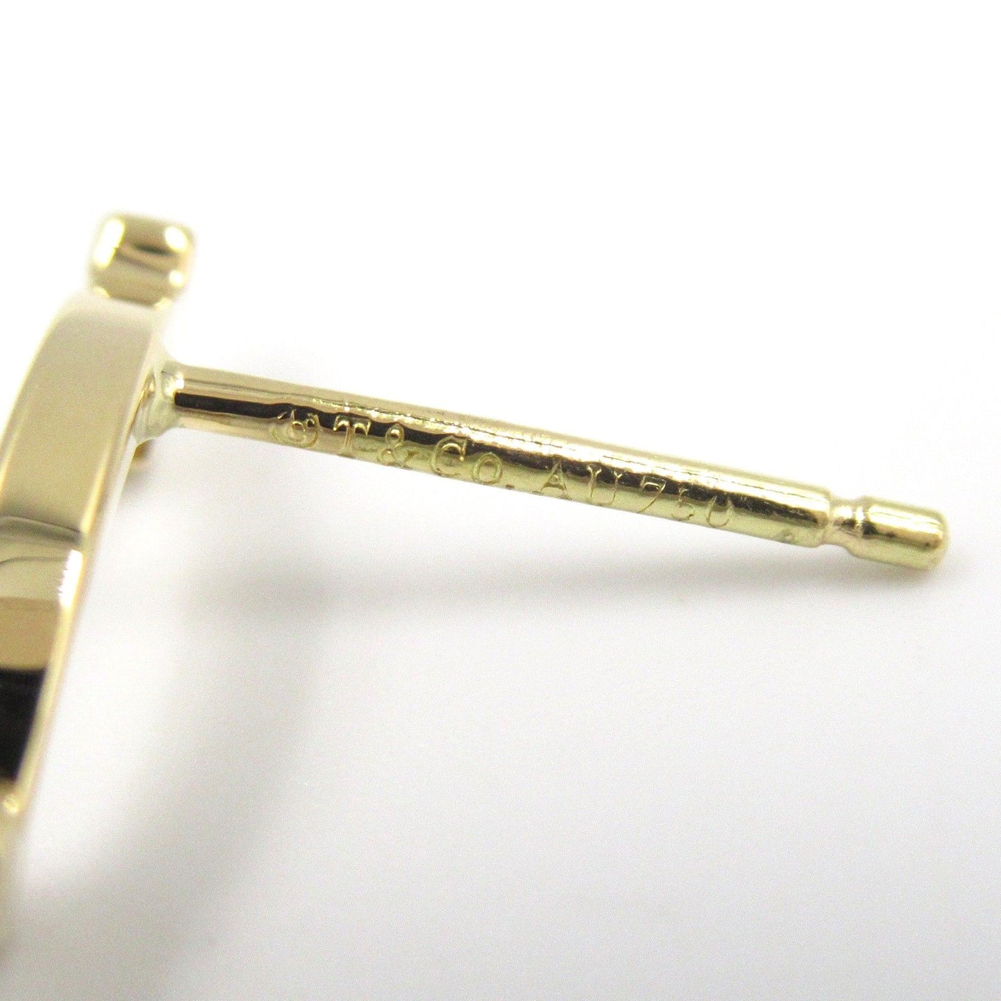 TIFFANY&CO T-Smile Earrings in K18 Yellow Gold - Exquisite Elegance