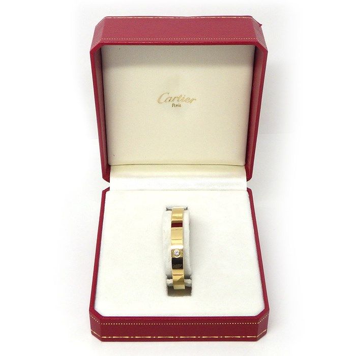 Cartier Anniversary Bangle with Diamond in 18K Yellow Gold