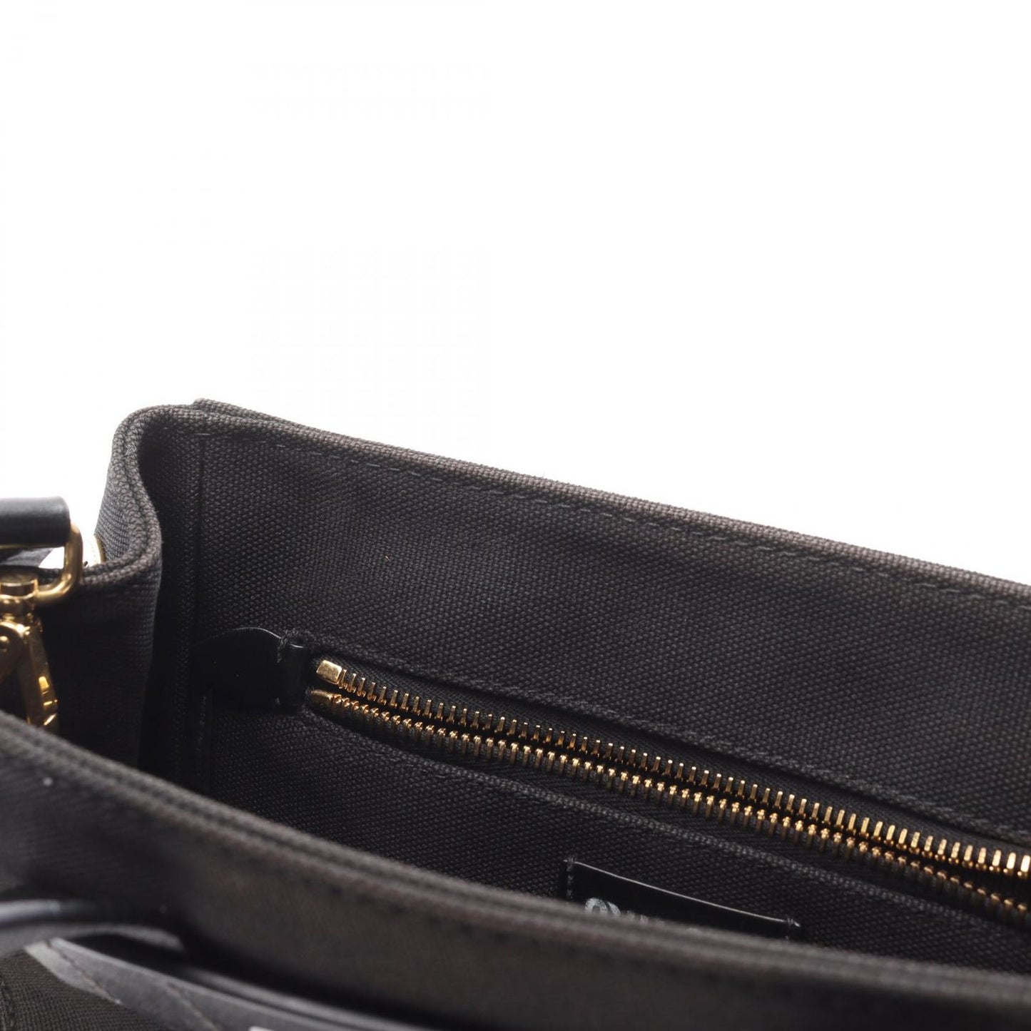 Miu Miu CANAPA Tote Bag - Black Canvas & Leather, 2-Way Handbag