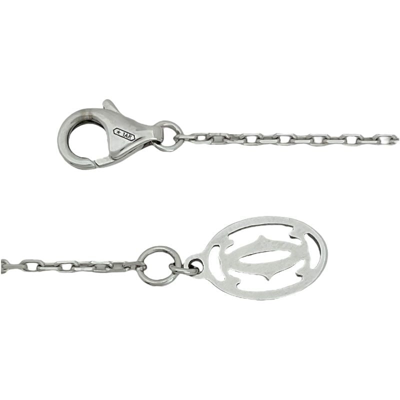 Cartier Amour Necklace in K18 White Gold with Diamonds