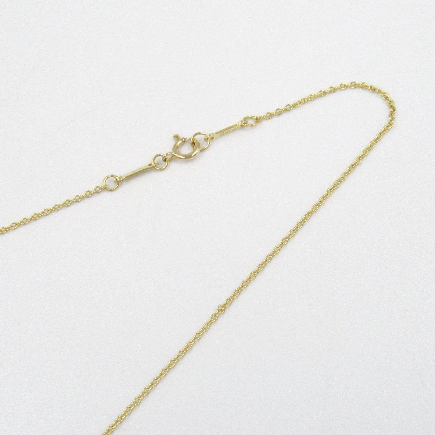 TIFFANY & CO Open Heart Necklace in K18 Yellow Gold - 41cm