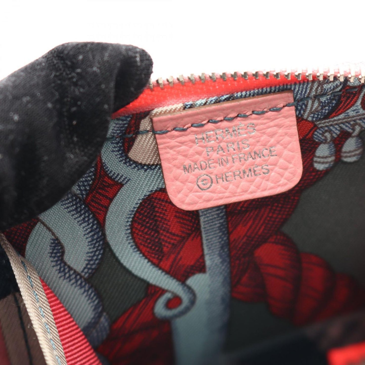 HERMES Azap Compact Mini Coin Case in Rose Confetti - Exquisite Craftsmanship