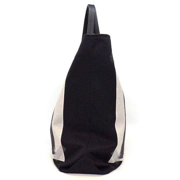 Maison Margiela Glam Slam Trompe-l'Oeil Tote Bag - Black & Silver