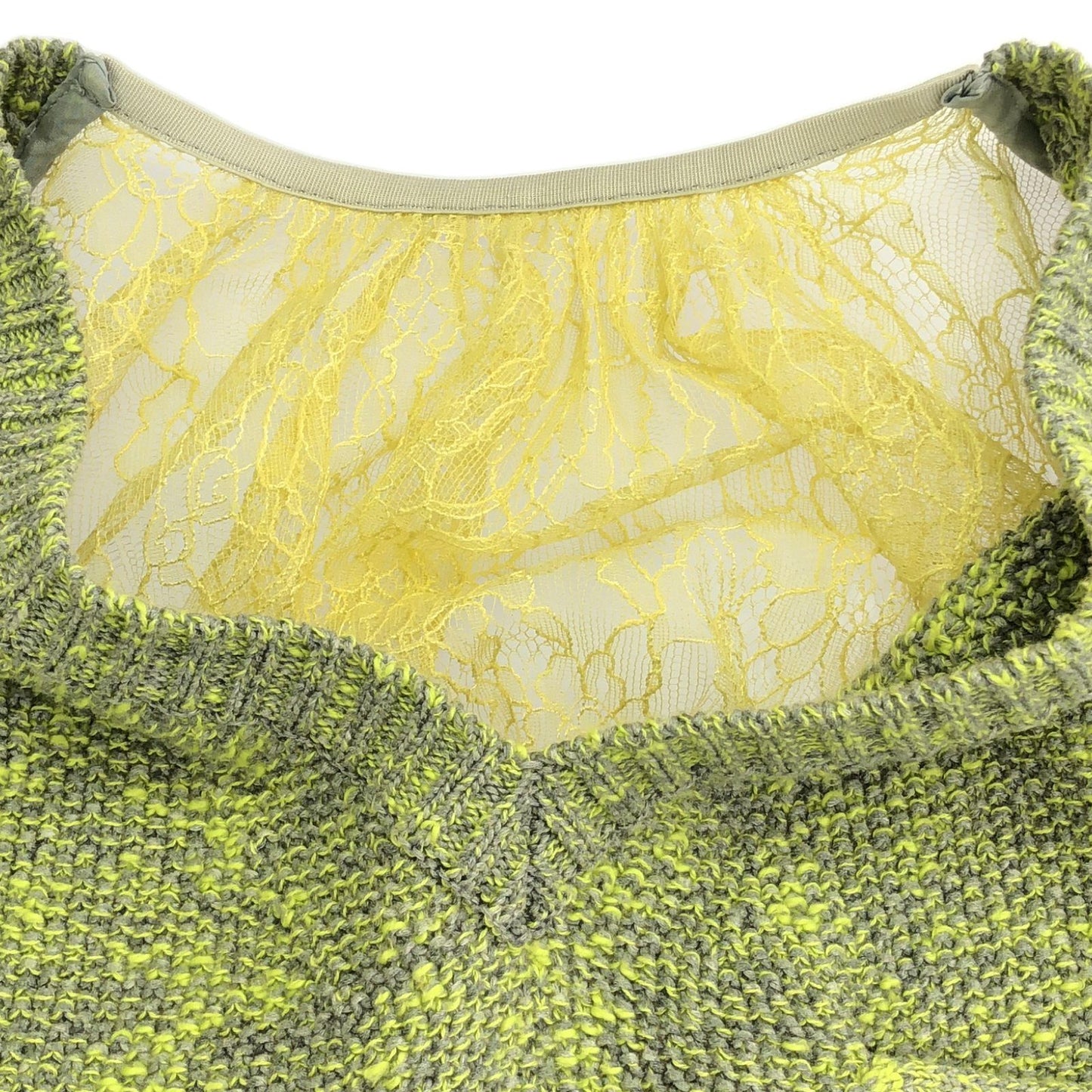 Sacai Summer Knit Sweater in Vibrant Yellow - Size S