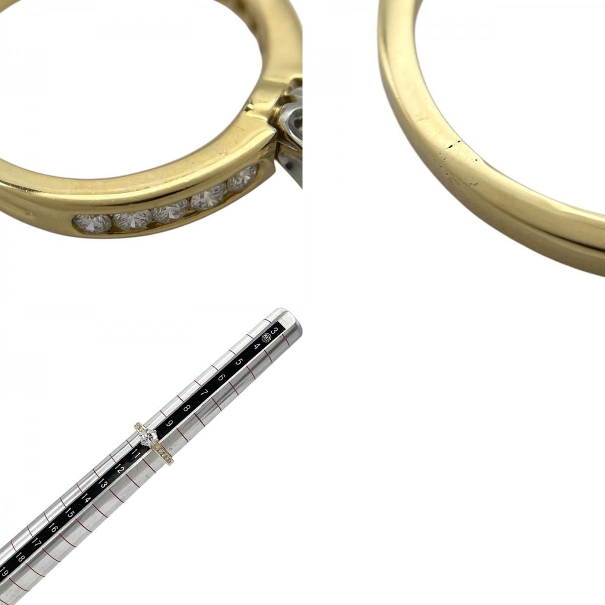 Tiffany & Co. Solitaire Channel-Setting Diamond Ring 0.78ct/0.17ct