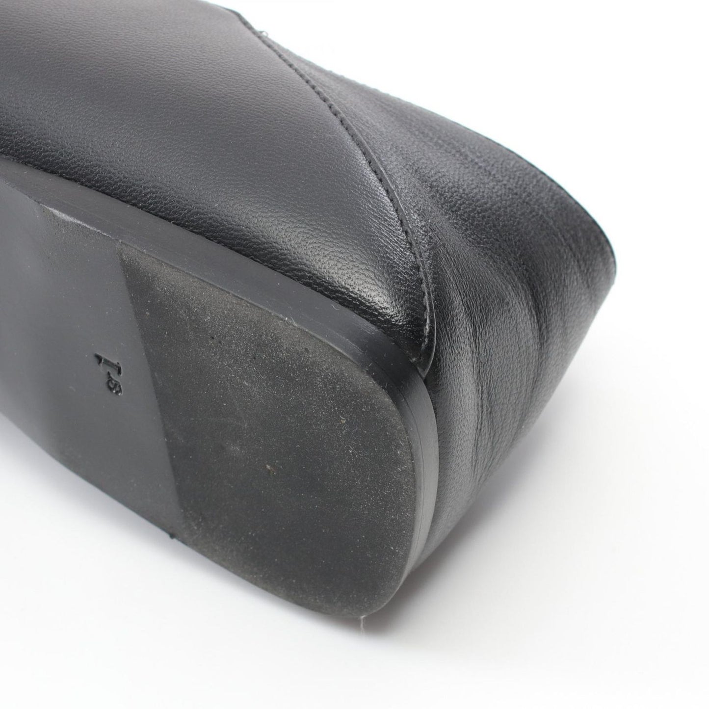 Sergio Rossi SR1 Black Leather Flats - Timeless Elegance