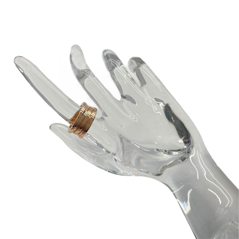 BVLGARI B.zero1 3-Band Ring in 18K Pink Gold - Size 8