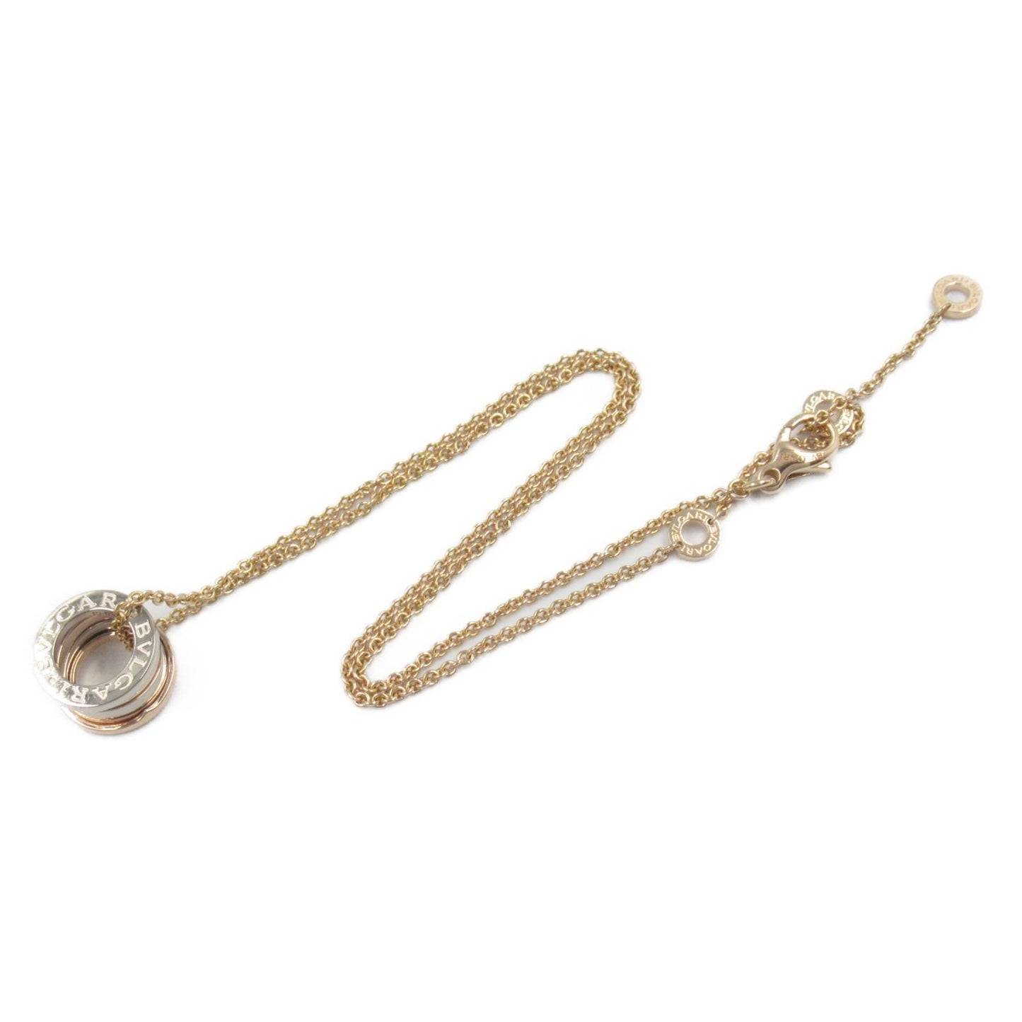 BVLGARI B-zero1 Perfect Mistake Necklace in K18 Pink & White Gold