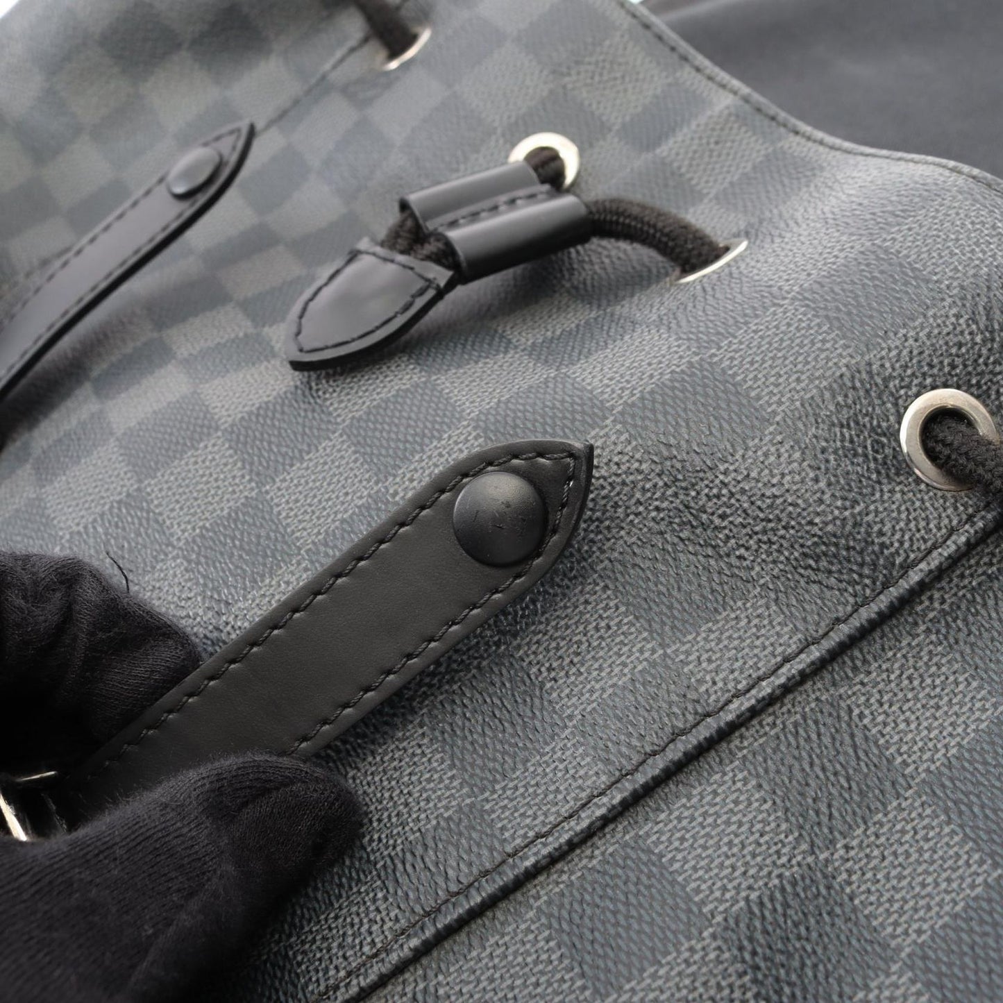 Louis Vuitton Christopher PM Backpack in Damier Graphite Canvas