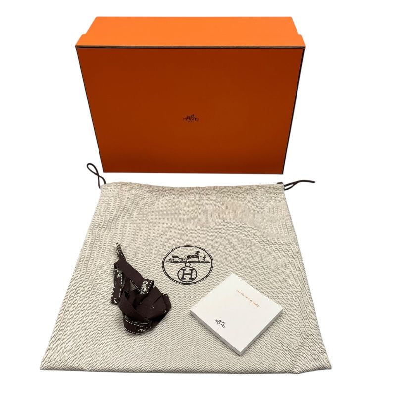 HERMES Émile Zip 20 Shoulder Bag - Duck Bronze & Black, 2024