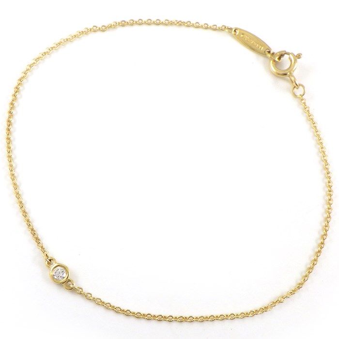 Tiffany & Co. By The Yard Bracelet with Diamond - K18YG
